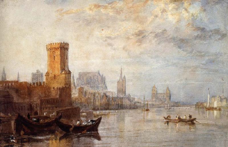 J.M.W. Turner View of Cologne on the Rhine oil painting picture